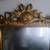 Antique Large Rococo Mirror Vintage Gold Wood Carved 44 X 31" 100+ yrs 5 thumbnail