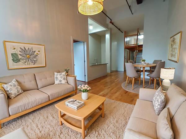 $3,950 / 1br - SIN COMISIÓN, Amplio Loft de Fábrica Convertida de 1 Dormitorio+OFICINA/1 Baño, Línea G (Bed-Stuy)63862609770625122