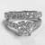 2.22ct E/SI certified natural diamond engagement ring with 3.ctw band 1 thumbnail