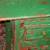 VOILA 1800's Wood SPANISH TABLE  with DRAWER  39"x 21"x 29 1/2" GREEN 2 thumbnail