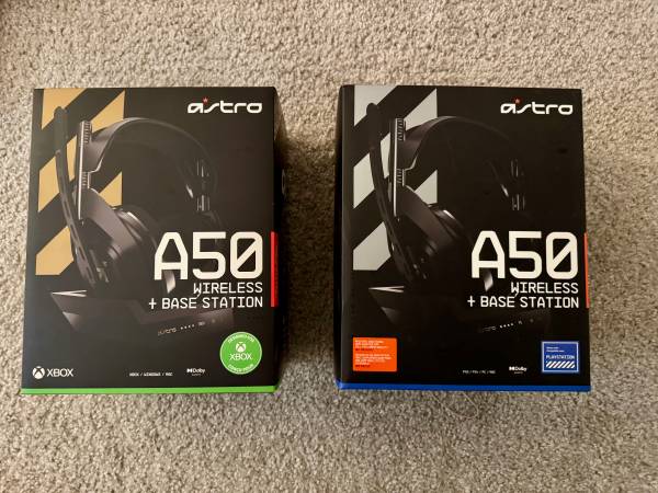 New Astro A50 Gaming Wireless Headset for PS5 and Xbox $150 each 1