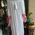 NEW Wearable Art Women tunic dress, white cotton, embroidered floral 5 thumbnail