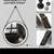 Wall mount LED lighted make-up mirror w/ anti-fog 3 thumbnail