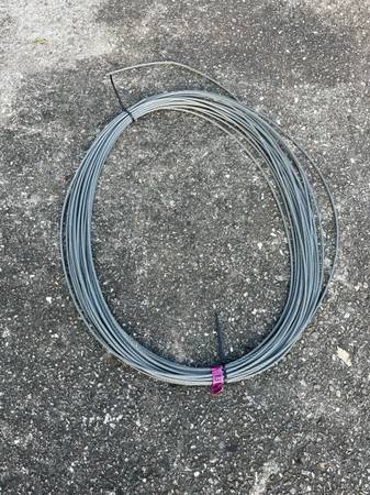 130ft of 3/16 galvanized uncoated wire rope 1