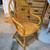 Antique rocking chair and two sold oak chairs / one slotted bottom no 3 thumbnail