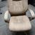 high back brown Suede office chair 1 thumbnail