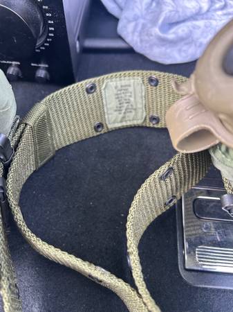 US military belt and 2 canteen pouches, all new - $20 (Bellingham)63435886115715121