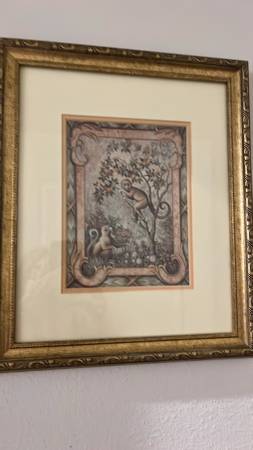 WHIMSICAL MONKEY WALL ART 1