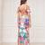 Marciano Women's US 0 Paisley Maxi Dress Blissful Paisley New W/ Tags 7 thumbnail