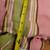 Fleece tie pillow case or tiny blanket pinks greens 11x17" 3 thumbnail