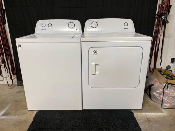 Amana Top Load Washer Dryer Set – One Owner,Like New - 30 Day Warranty 1