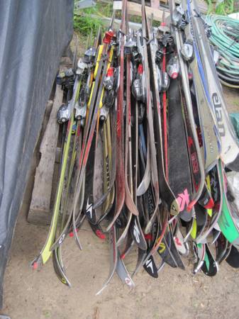 Downhill Skis - For  Projects or Use  $10 a Set 1