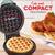 DASH Mini Waffle Maker Electric Round Griddle Individual Aqua 4" 9 thumbnail
