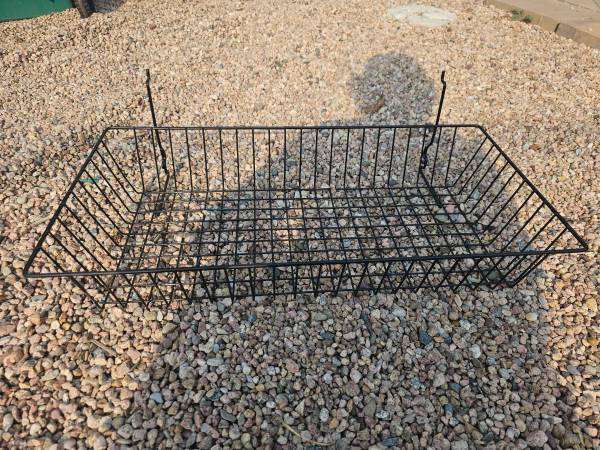 Wire pegboard baskets 1