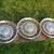 lot of 3 - 1975 to 1985 Cadillac Wire Spoke Wheel Covers Hubcaps 1 thumbnail