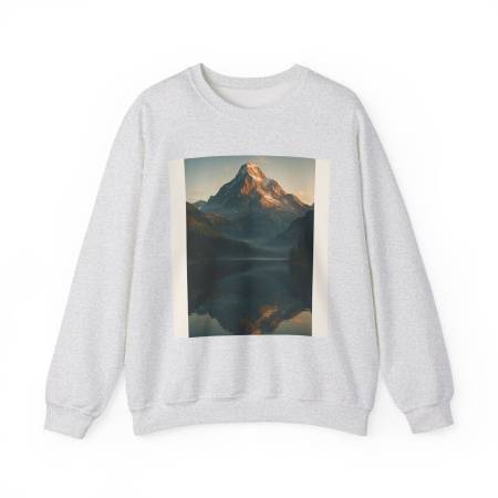 Vintage Mountain Landscape Sweatshirt | Retro Scenic Print 1