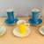 Vintage Mid Century Modern Demitasse/Expresso Cups and Saucers 3 thumbnail