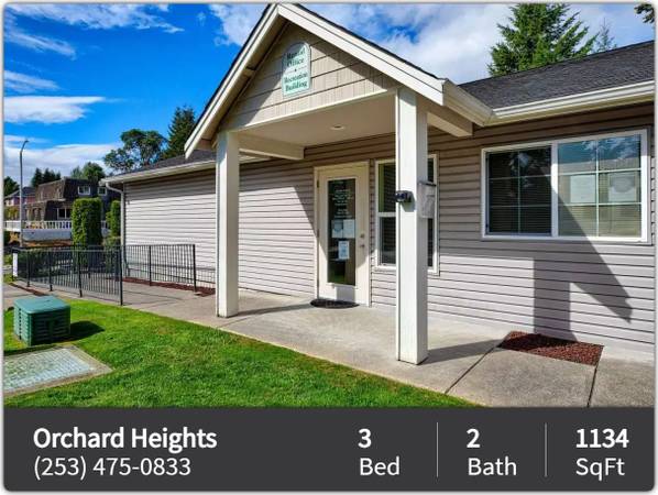 $1,704 / 3br - 1134ft2 - 3 BR / 2 BA great for pets! Pet-Friendly Community in Tacoma (Tacoma)63934289563778120