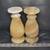 Vintage Polished Marble Onyx Vase Hand Carved Stone Decor Cream Honey Tones 8" 20 thumbnail