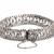 Signed Vintage "Pr" Sterling Silver Box/Circle Chain Link 7" Bracelet 4 thumbnail