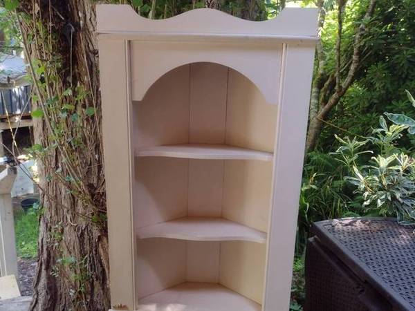 Corner shelf cabinet 1