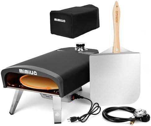 Mimiuo F-BRK6069-SS1 Stainless Steel Gas Pizza Oven 1