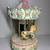 Music Box Carousel 4 Horse Merry Go Round With Glass Mirror Panels 4 thumbnail