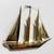 Mid Century Modern MCM Brass Sailboat Wall Hanging Sculpture Decor 4 thumbnail