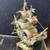 Antique Handmade Painted Brass Sailing Ship Ornament Nautical Home Dec 8 thumbnail