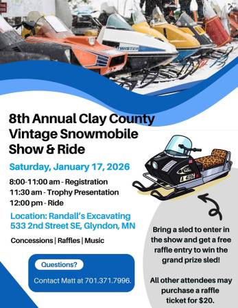 Clay County Vintage Snowmobile Show 1