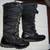 Nike women's winter high black lace up boots size 5.5 2 thumbnail
