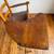 Antique 20th Cen. Shaker Ladder-Back Rush Seat Writing Chair 8 thumbnail
