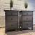 2x HUGE Solid Wood 3-Drawer Nightstands, Gray Finish 1 thumbnail