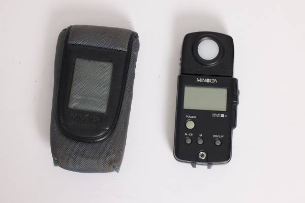 MINOLTA COLOR METER III F ケース付き Minolta Color Meter IIIF - photo/video - by owner - electronics