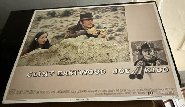 Clint Eastwood "Joe Kidd" 11"x14" original movie poster 1
