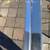 Vintage Chrome & Smoked glass extending dining table A18 7 thumbnail