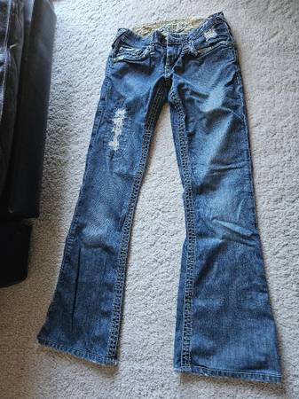 Stitch's Authentic Tailored Denim Distressed Chokore SZ 25 blue 1
