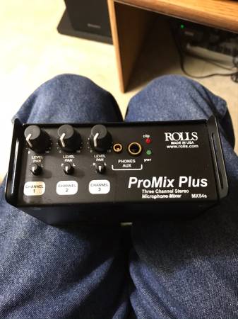 Rolls 3 channel mixer 1