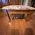 Fabric flower foot stool 5 thumbnail