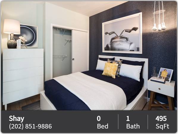 $2,060 / 495ft2 - Convenient Studio Great amenities and location! (Washington - Shaw -  D.C.)64040363819778121