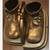 Antique Victorian BronzedBaby Shoes Book Ends 10 thumbnail