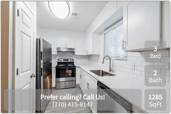 Comfortable 1285 sq ft 3 bd, 2 ba for all your needs. Call us now! 1