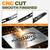 BLACK BATWING Slotted Polished Windshield Trim Compatible for Harley ( 6 thumbnail