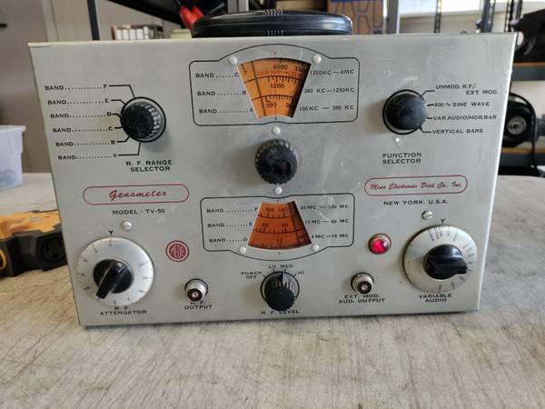 VINTAGE Mass Electronic Model TV-50 Genometer 1