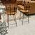 Vintage BAR STOOLS(2)Midcentury Modern Arthur Umanoff Swivel Wood Slat 5 thumbnail