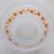 ANCHOR HOCKING  Frosted Orange Polka Dot 1.5QT.  Mixing Bowl 4 thumbnail