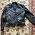 Wilson biker leather jacket with Harley patch new condition xl 46 1 thumbnail