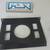 Polaris RZR In-Dash Stereo Panel Panel with 3" hole & 4 switch  holes 2 thumbnail