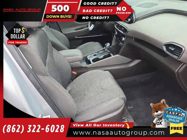 2019 Hyundai Santa Fe SEL 24L 24 L 24-L Auto - $15,520 (The price in this ad is the downpayment)63615127794945123