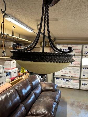 Spanish colonial Chandelier OBO 1